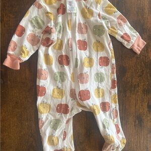 Gerber Multicolor Apple Print Kids Footie